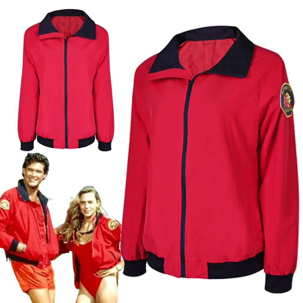 Mitch Buchannon CJ Parker Cosplay Fantasy Jacket 1989 TV Baywatch Costume Disguise Adult Men Women Roleplay Fantasia Outfits