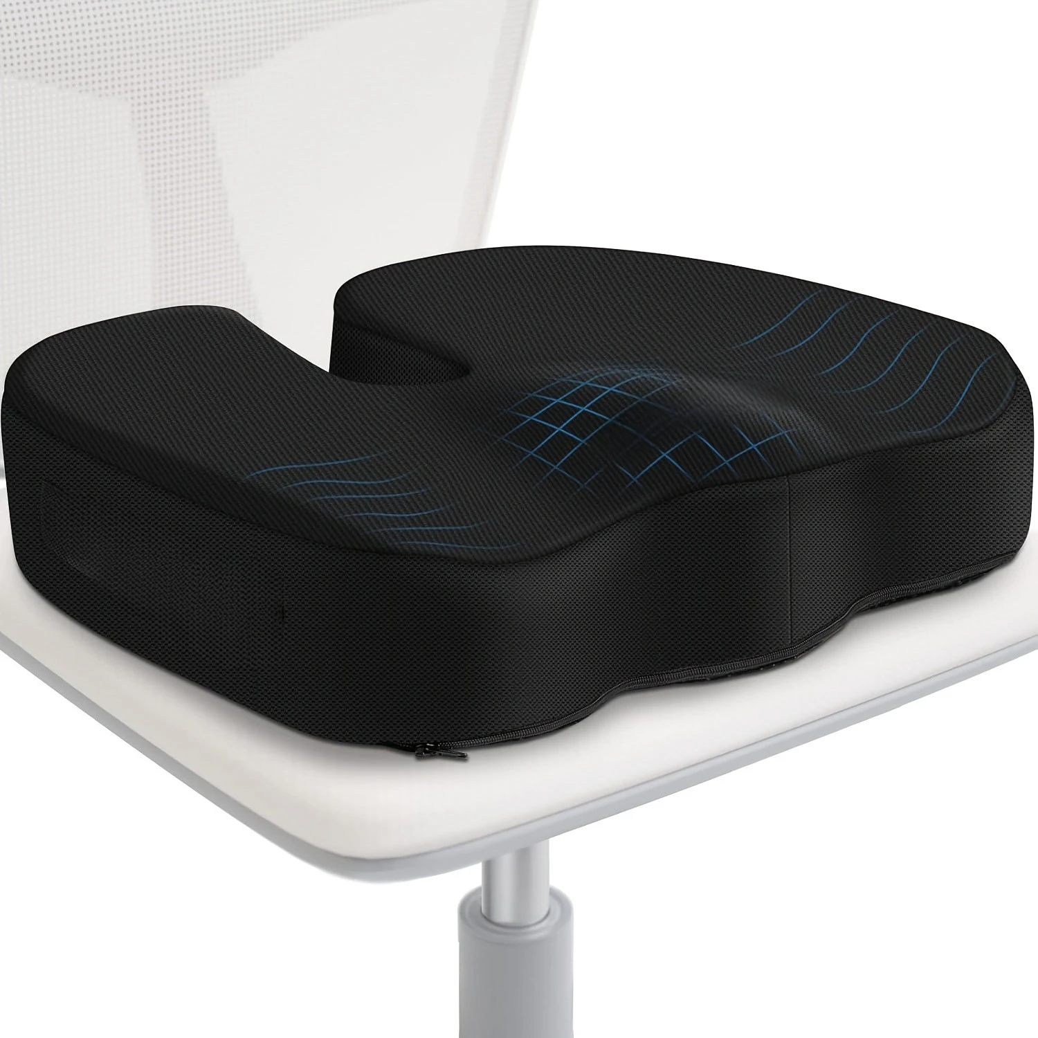 1pc Memory Foam Slow Rebound Support Cushion, Long Sitting Hip Protection Pad, Suitable for Office Chair Seat Cushion