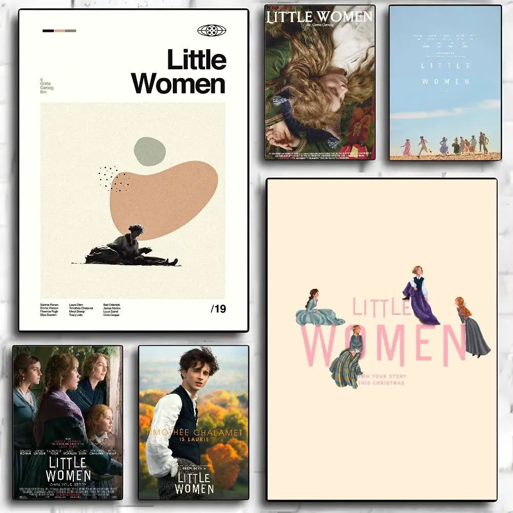 TV Reying Movie L-Little Women Poster Waterproof HD Art Wall Decal Self-Adhesive Print. Aesthetic Home Room Decor for Living Roo