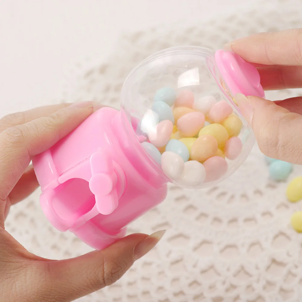 

6 Pcs Chewing Gum Bride Automatic Kitchen Soap Dispenser Toy Gumball Machine Kid Grabbing Catcher