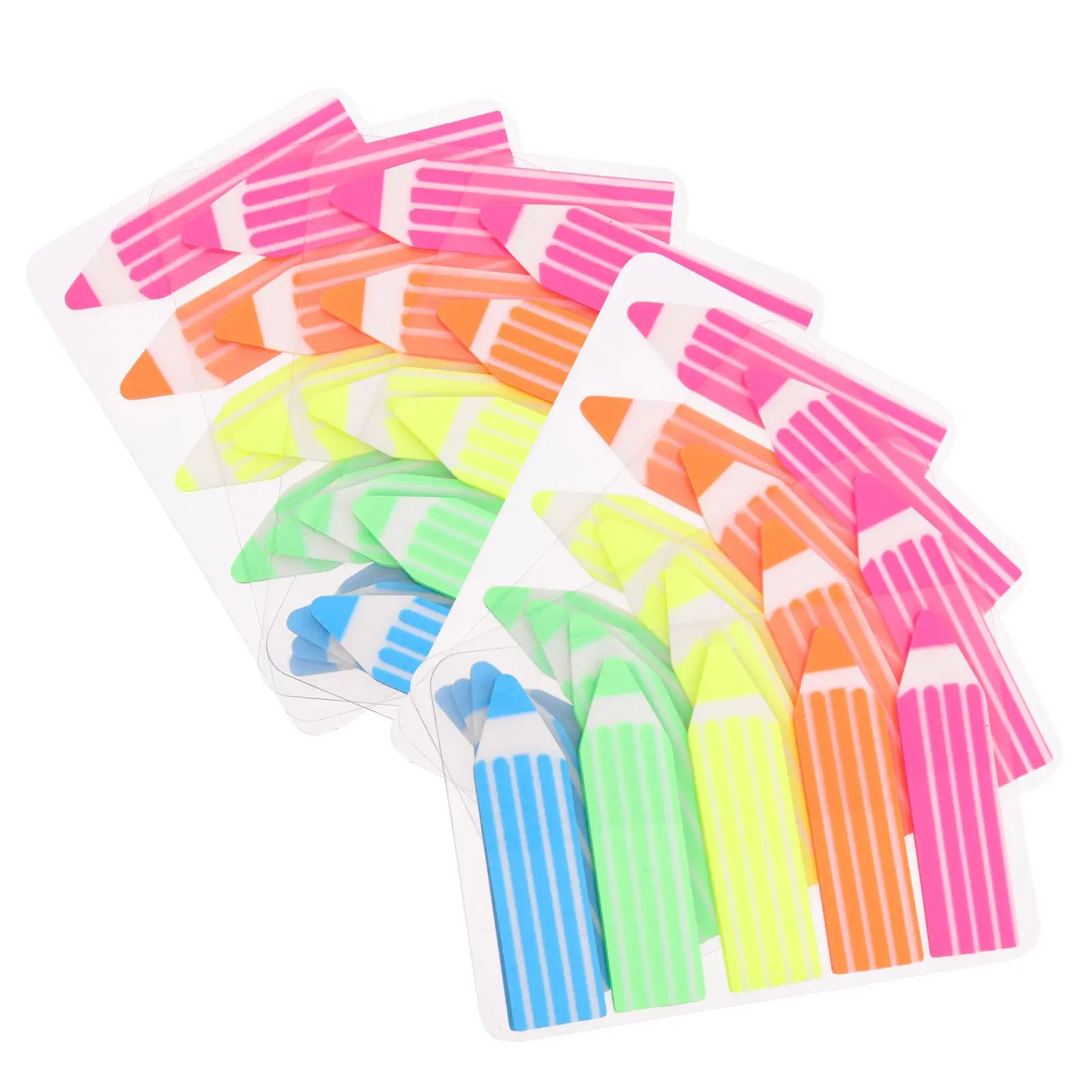 

1000Pcs Portable Page Marker Writable Sticky Memo Pad Bright Colors Exquisite Craftsmanship Page Marking Tool
