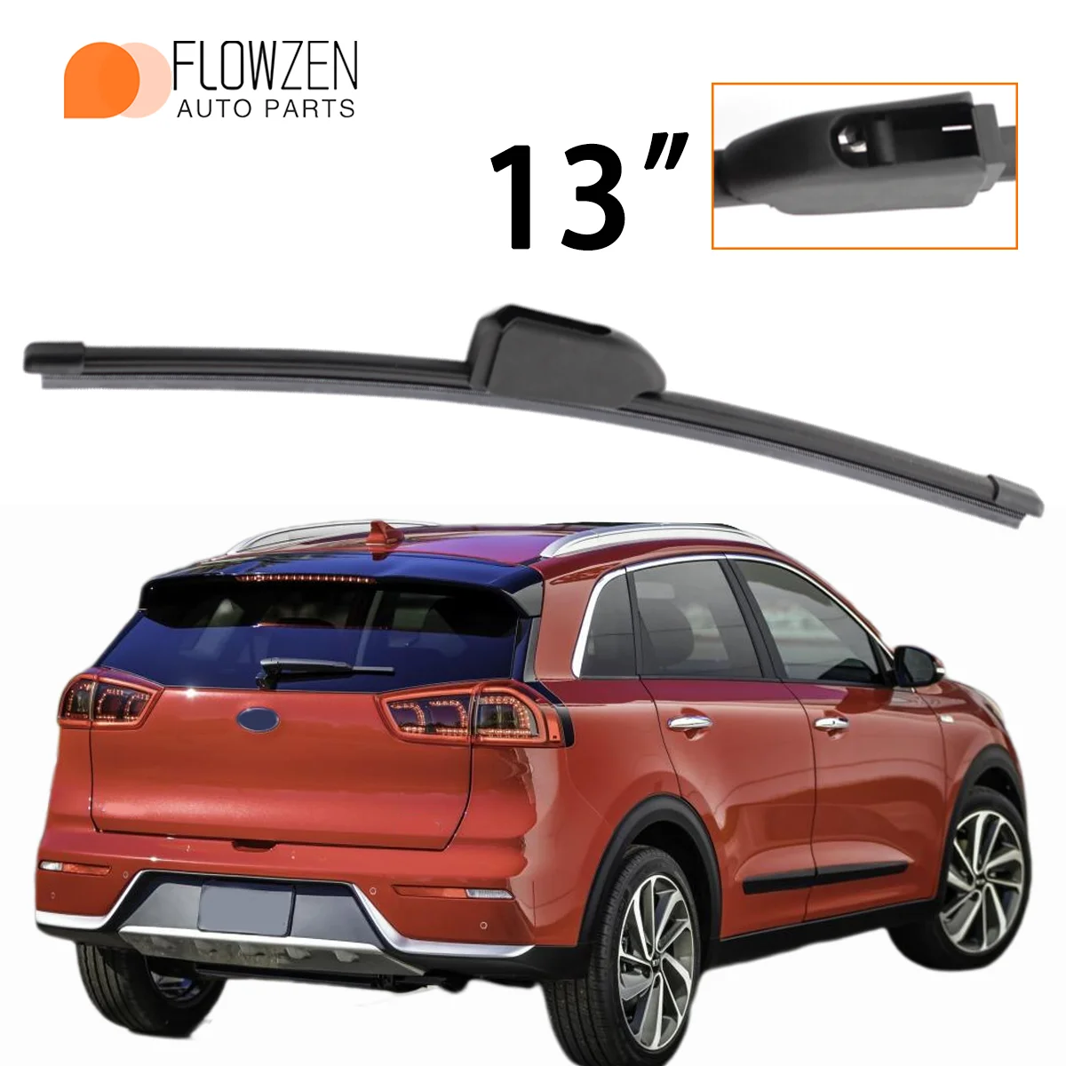 

1PC 13" Rear Windshield Washer Wiper Applicable For KIA Niro 2016-2020 Year's Windscreen Wiper Blade Car Accessories