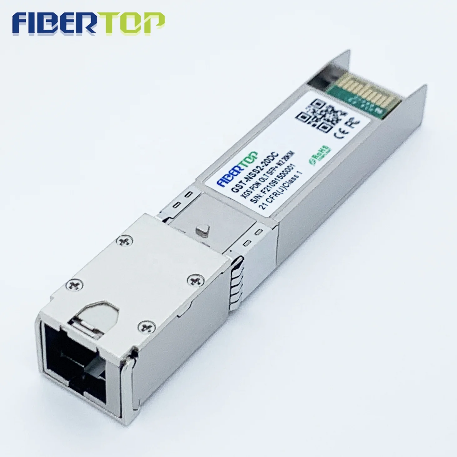 FIBERTOP XGSPON OLT SFP+ 1577nm-TX/1270nm-RX 9.953G-TX/9.953G-RX Class N2 20km DOM SC SMF Optical Transceiver module for zte