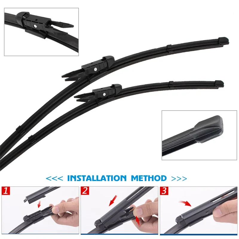 BROSHOO Car Windshield Wiper Blade Natural Rubber 2005 To 2018 For Mercedes Benz B Class W245 W246 B180 B200 Accessories Styling