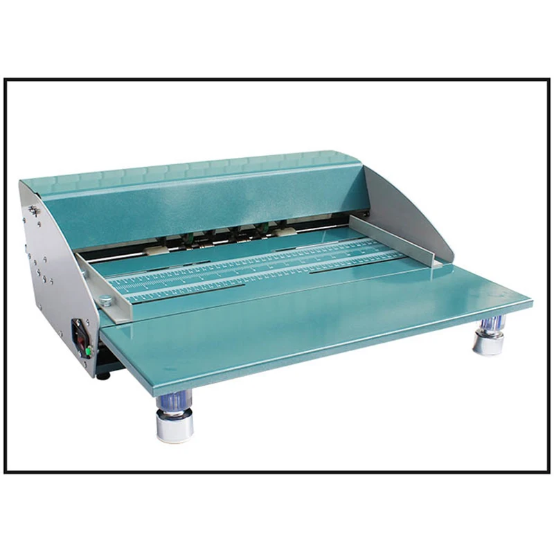 Máquina Eléctrica de plegado de papel, 220V/110v, 460mm, cortadora de papel, perforadora