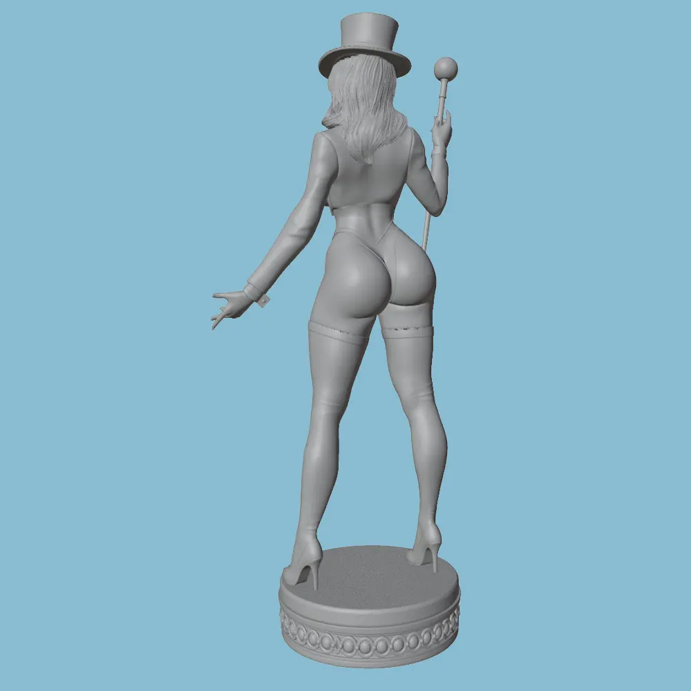 Figura decorativa en resina 1:24 Sexy Magician - kit pintable para gato - imagen 4