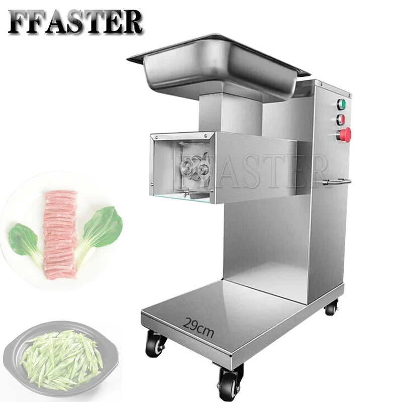 Meat Cutting Machine Commercial Stainless Steel Desktop Fresh Meat Slicer For Sale