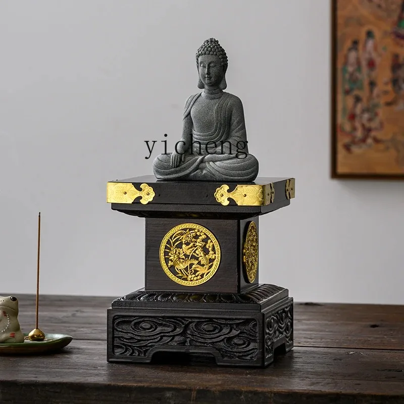 D21 Desktop Small Buddhist Shrine Household Shrine, God Of Wealth Offering Table, Incense Table, Guanyin Offering Table