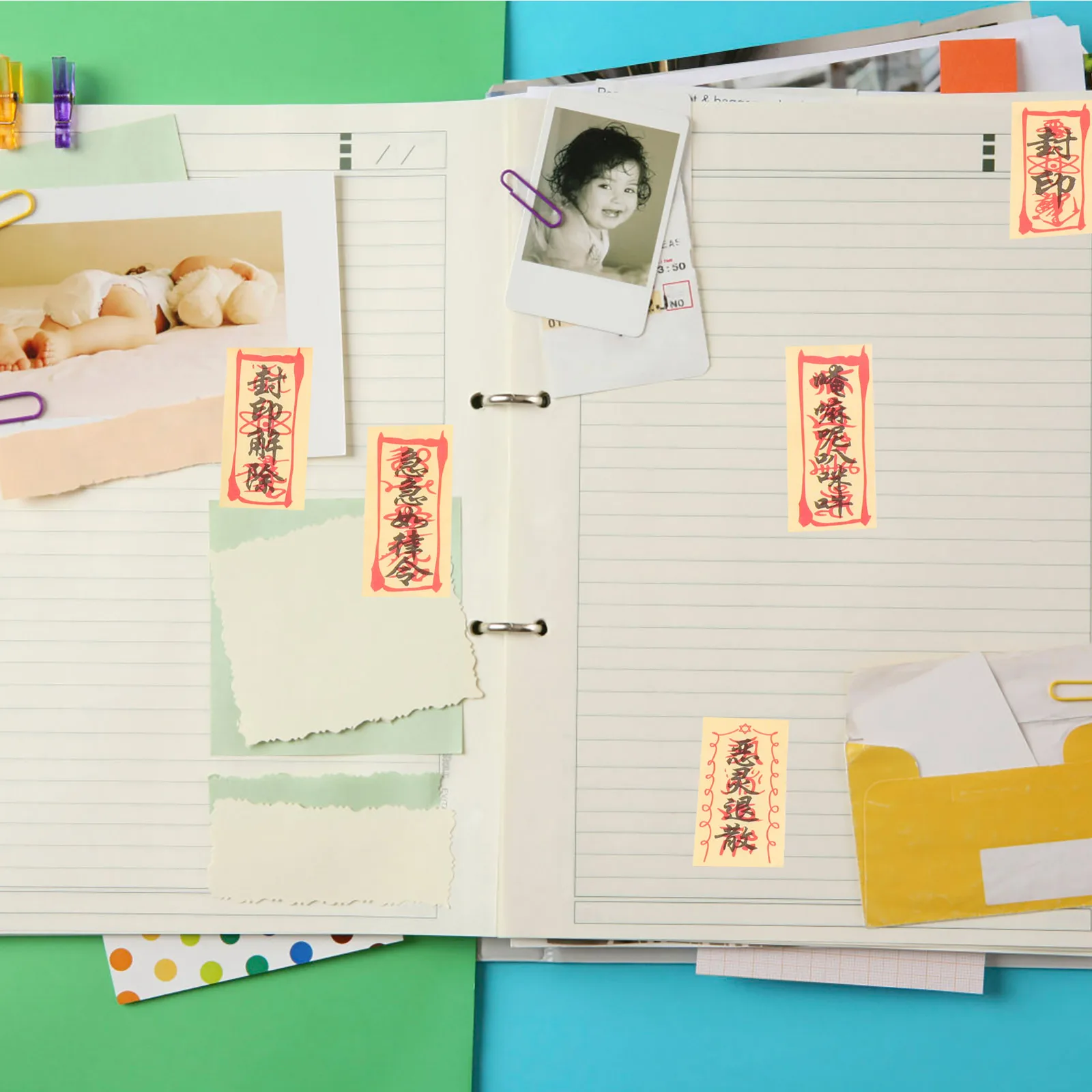 

5pcs 5 Rolls Diy Rune Tapes Creative Paper Sticker For Scrapbook Diary Decoration Adhesive Tape Stationery Album Accessory