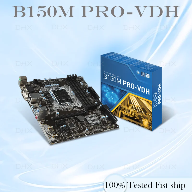 For MSI B150M PRO-VDH Motherboard LGA1151 DDR4  B150 64GB m-ATX Supports the sixth generation Intel Core i3/i5/i7 Pentium 100%