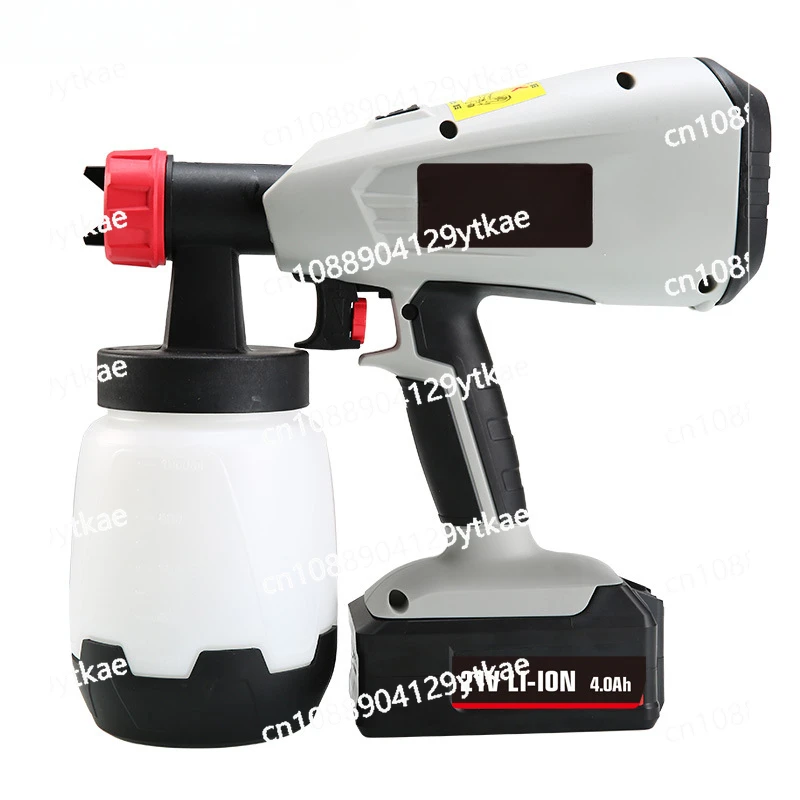 800W Handheld Lithium Battery Spray Gun 21V High Voltage Spray Gun