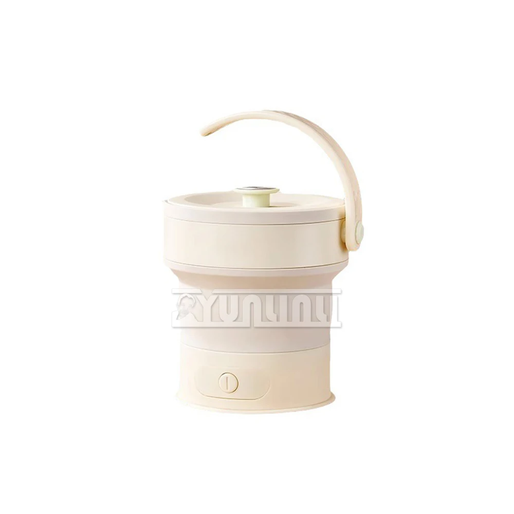 Портативный складной электрический чайник, многофункциональный дорожный электрический чайник, 600 Вт, обязательный гаджет для путешествий