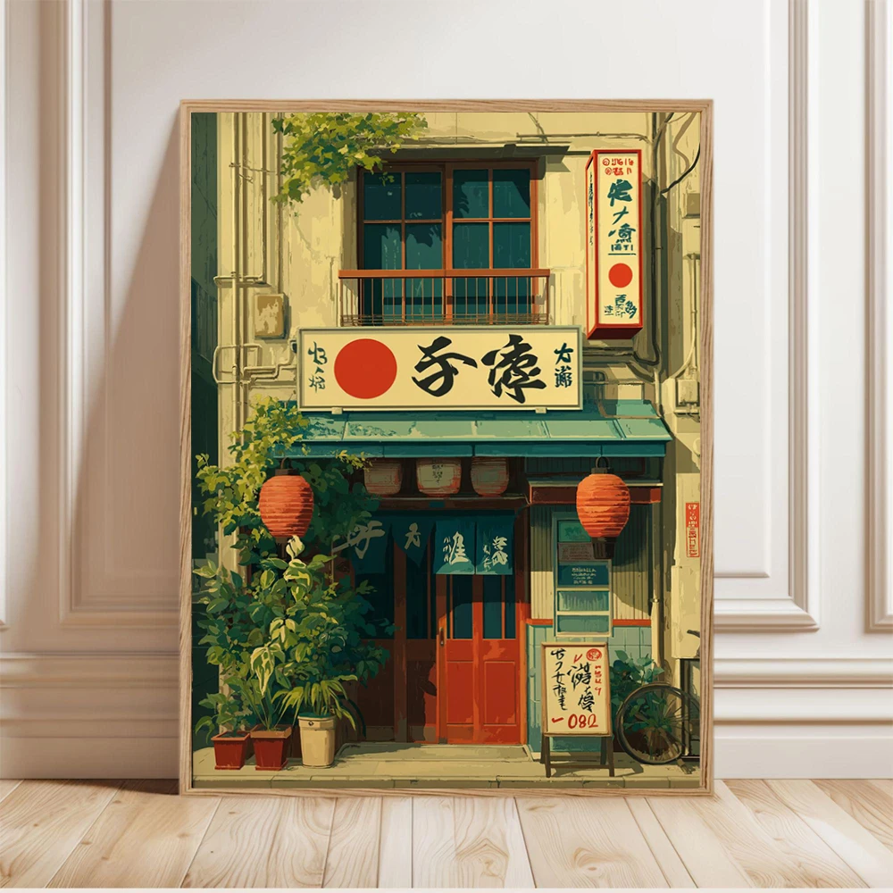 Pôster Retro Japonês, Impressõ - Japanese Lifestyle Items avaliação e preço