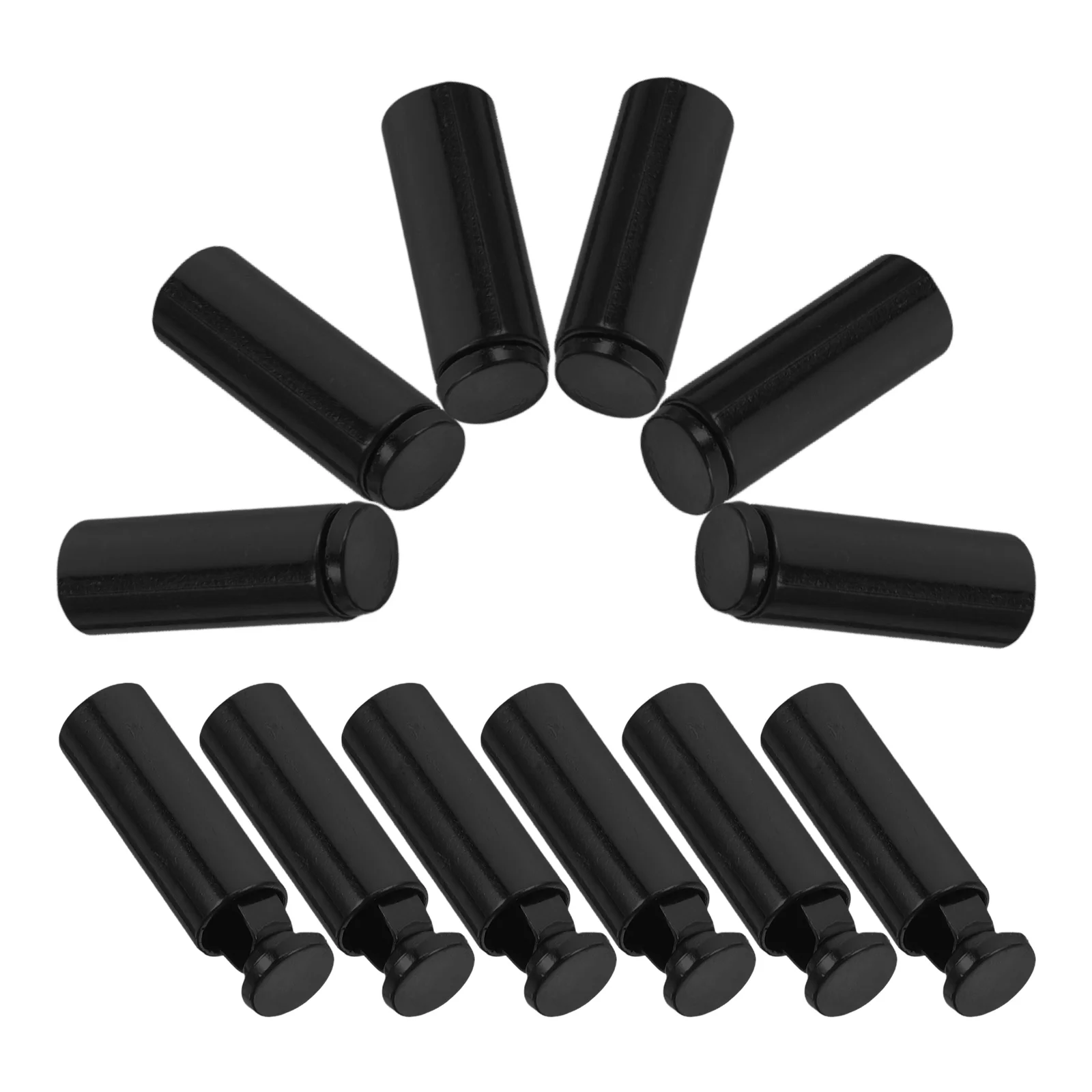 12 Uds. De tapas de extremo de salto con hebilla de cuerda de campana de Metal, punta de zapato de encaje, extremos de cordones de aleación de Zinc, agretes para cordones de zapatos