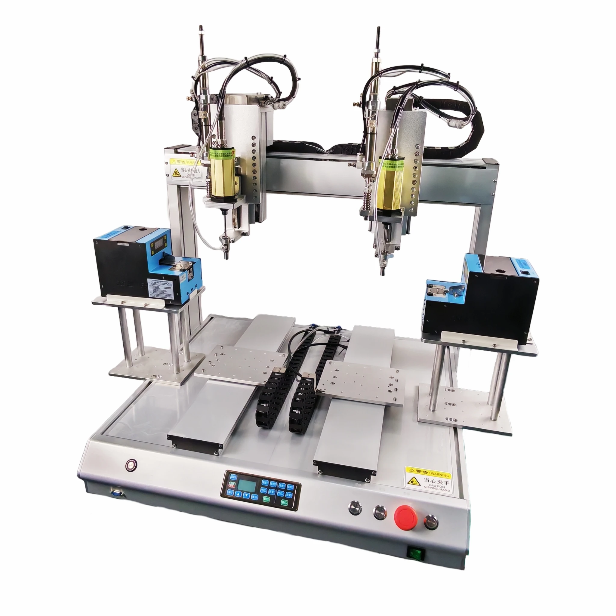 Customizable Double Y-type Six-axis Automatic Screw Tightening Machine Screw Feeder 1 Year Warranty 250kw Power Dual Voltage