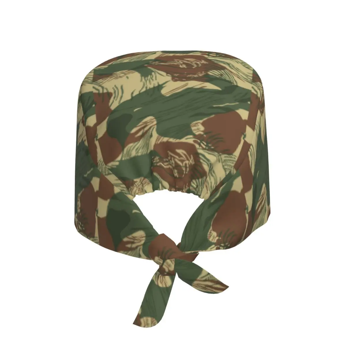 Rhodesian War Camouflage Scrubs Cap Surgical Hats Men Women Military Camo Operating Room Cap Nursing Cap Lab Works Hat