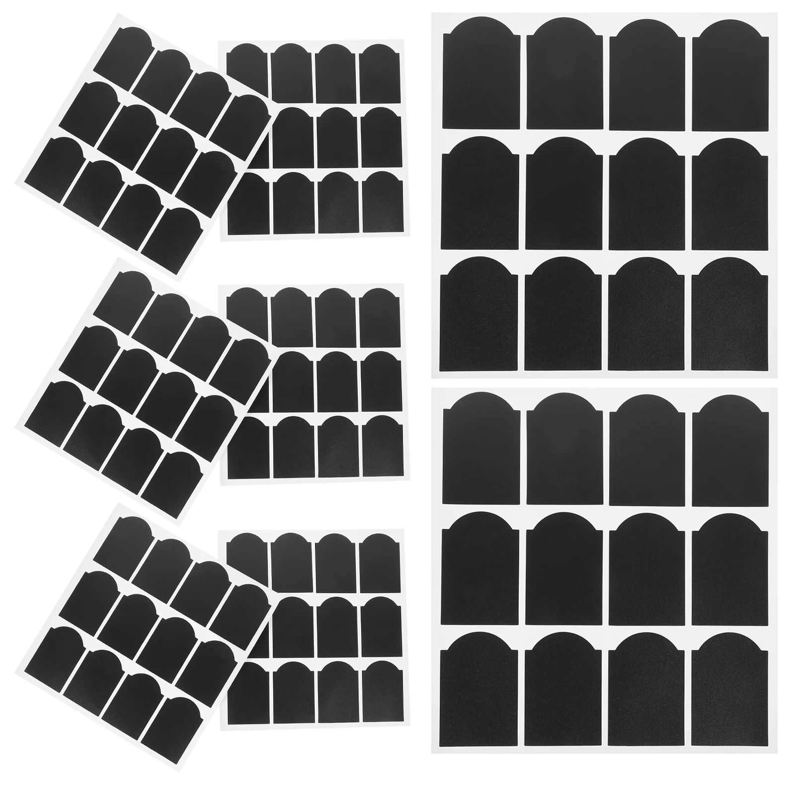 المدمجة 20 ورقة تسميات المسح الجاف ملصقات السبورة زجاجة فارغة جرة الشارات متعددة الوظائف مكتب التموين التصنيف #5