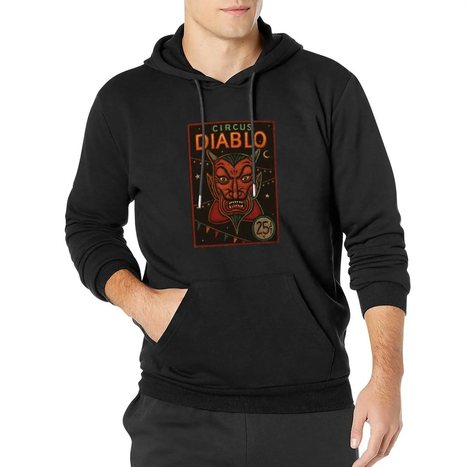 

Circus Diablo Pullover Hoodie autumn men's autumn clothes fashion men hoodie