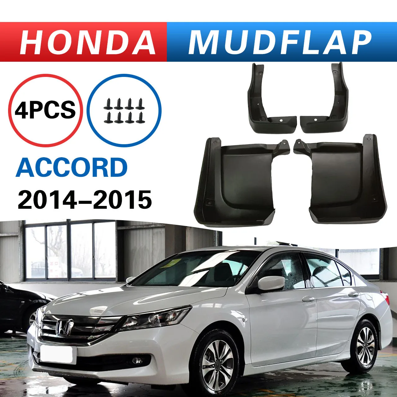 

For HONDA Accord 2014-2015 car mudguard, Splash proof mudguard, front and rear wheel fender