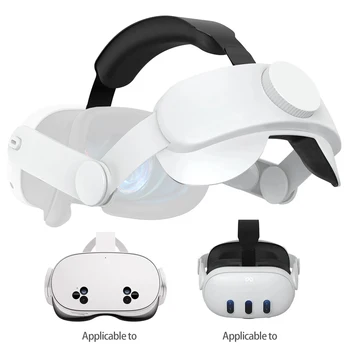 Head Strap Compatible with Oculus Quest 3/3S,VR Accessories Adjustable Elite Strap…