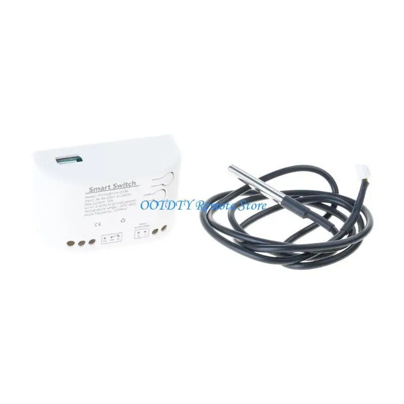4-key Remote/ Wireless Thermostat with Real Time Temperature Monitoring and Voice Controlled