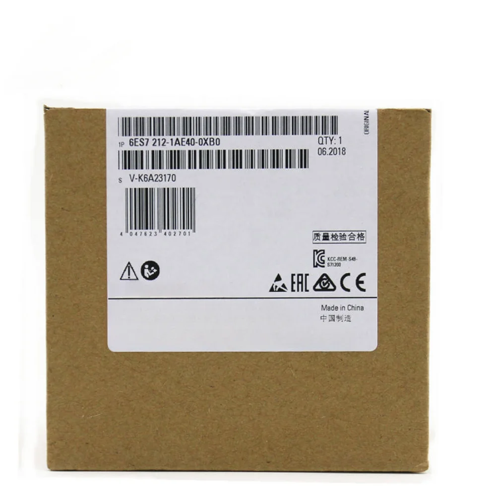 New Factory Sealed 6ES7212-1AE40-0XB0 Simatic S7-1200 1212C DC/DC/RLY 1200 1212 CPU PLC Controller