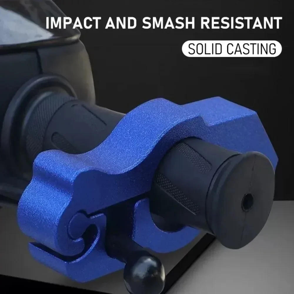 

1pc Motorcycle Handlebar Lock Handlebar Brake Handle Solid Lock Imitating Steal Lock Pull Rod ATV Dirt Street Bikes Anti Theft