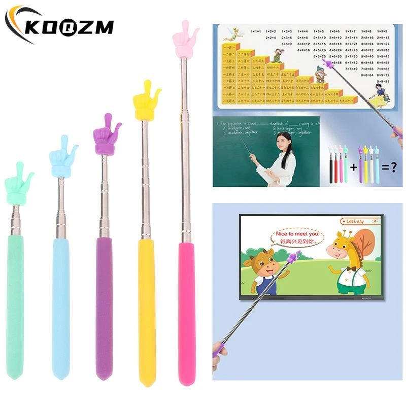 Retractable Teacher Pointer Telescopic Teaching Pointer Stick For Classroom Telescopic Teacher Pointer Retractable Pointer Hand