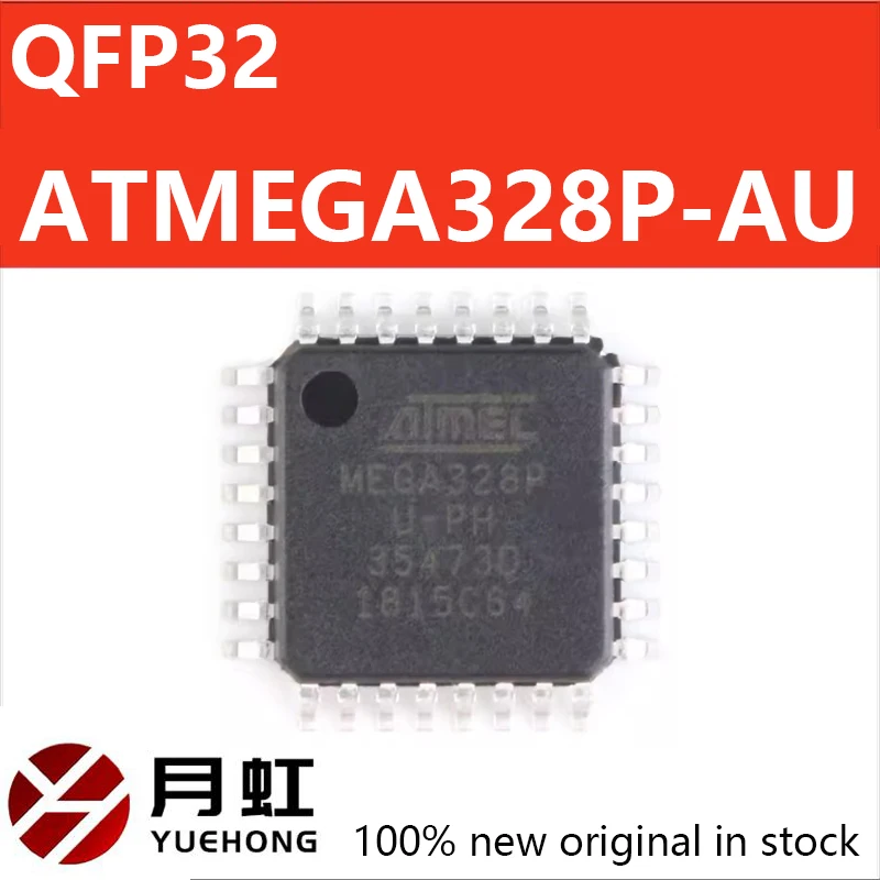 ATMEGA328P-AU ginal genuine SMT ATMEGA328P-AU 8-bit microcontroller AVR 32K flash memory 32TQFP