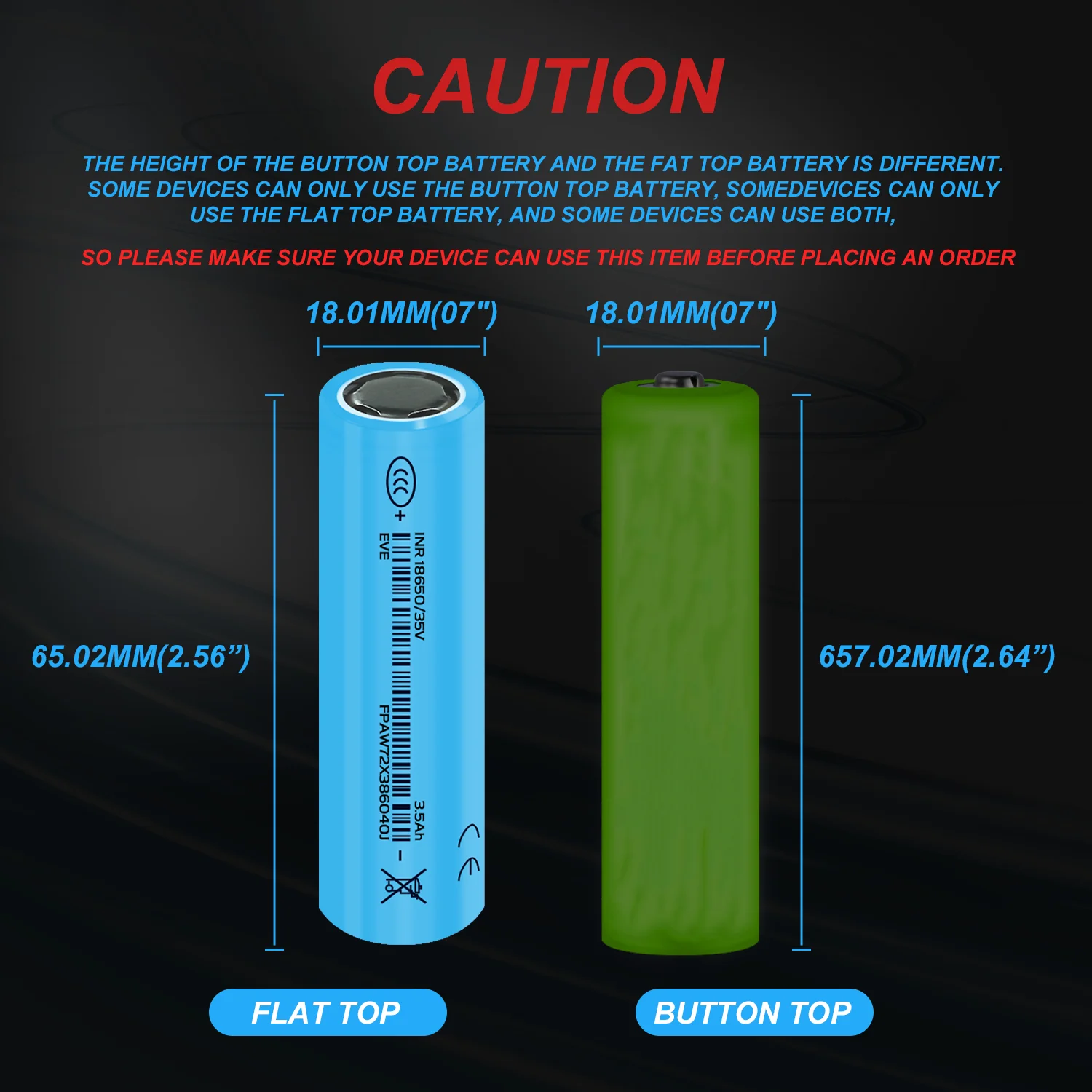 New INR18650 3.7V 3500mAh 10A High Drain Rechargeable Li-ion Battery Genuine for Flashlight Power Tools