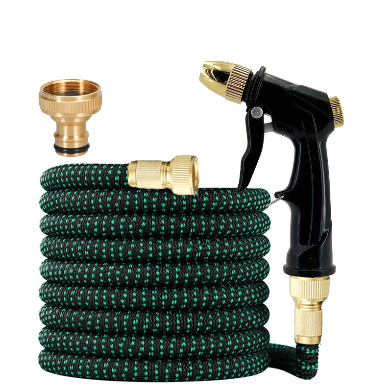 25FT-125FT Expandable Garden Hose, High-Pressure Spray Gun, Multi-Mode, Garden Hose, Used For Cleaning And Irrigation Tools