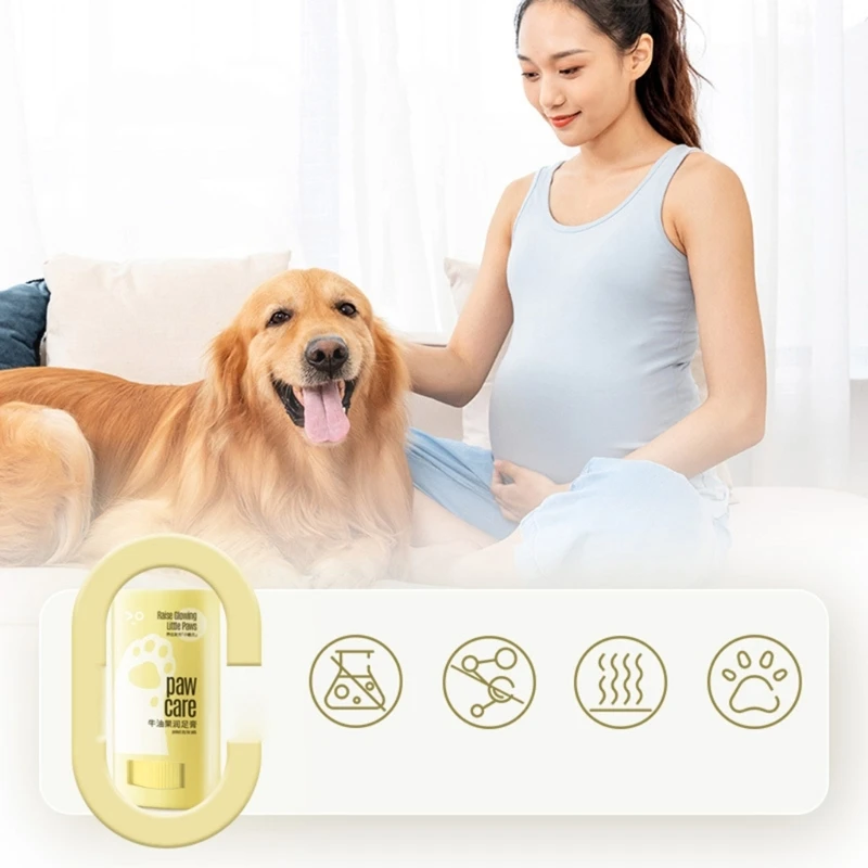 Effective Paw Care Balm Winter Moisturizing Cream NaturalExtract Foot Moisturizer for Dogs and Cats Anti-crack Paw Balm