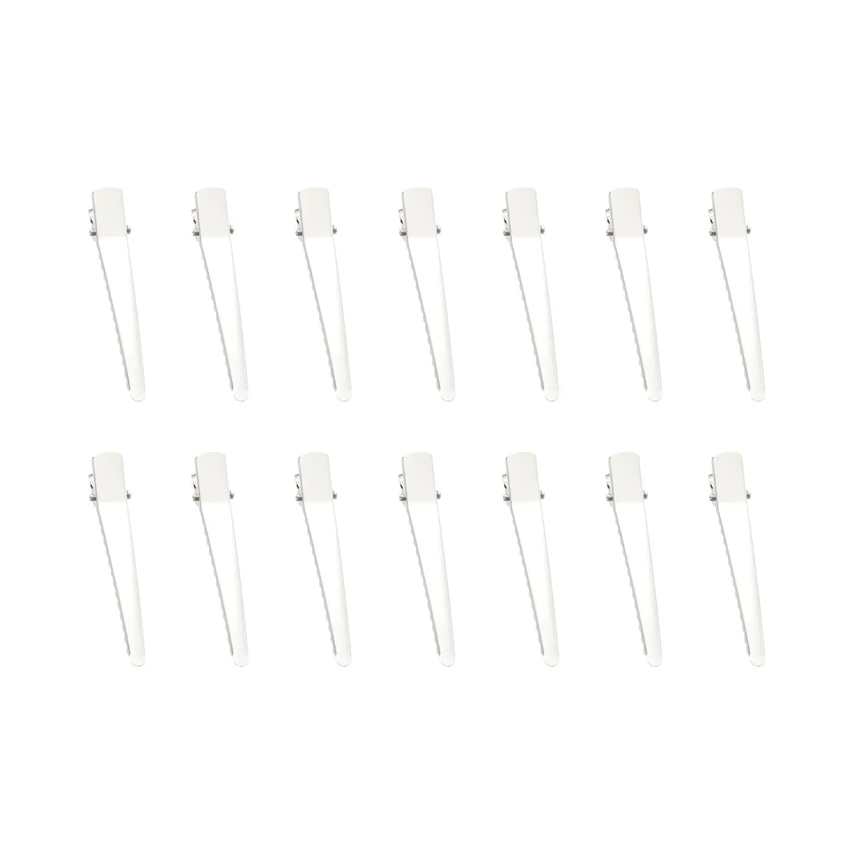 

50Pcs Metal Duckbill Hair Clips Salon Grade Styling Clips for Sectioning Curling Perming DIY Hairdressing Home Beauty Use