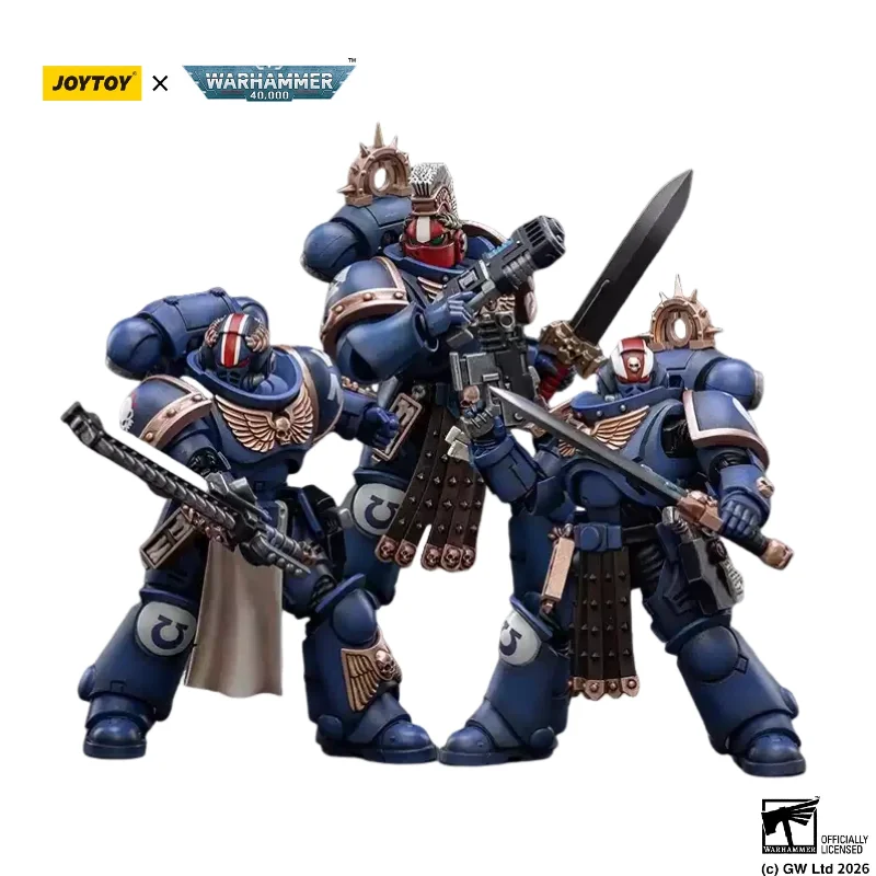 

JOYTOY Warhammer 40K Ultramarines Primaris Lieutenant Amulius Icastus Horatius action figures Articulated Collectible Model Sets