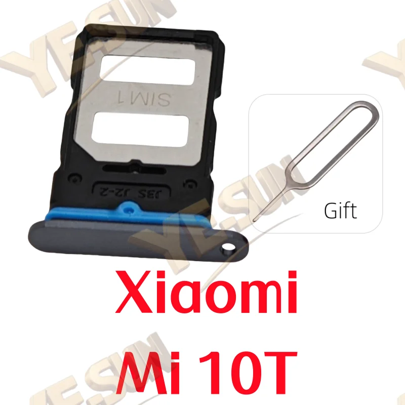 Sim Card Tray For Xiaomi  Mi 10T Sim Tray Card Slot SIM Card Reader AdapterRepair Parts
