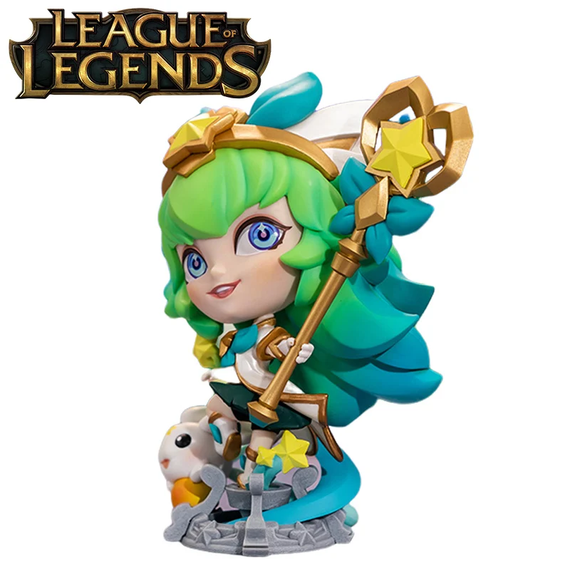 

In Stock Genuine Original LOL League of Legends Guardian Lulu Anime Figure PVC Collectible Model Dolls Satuette Ornament Gift