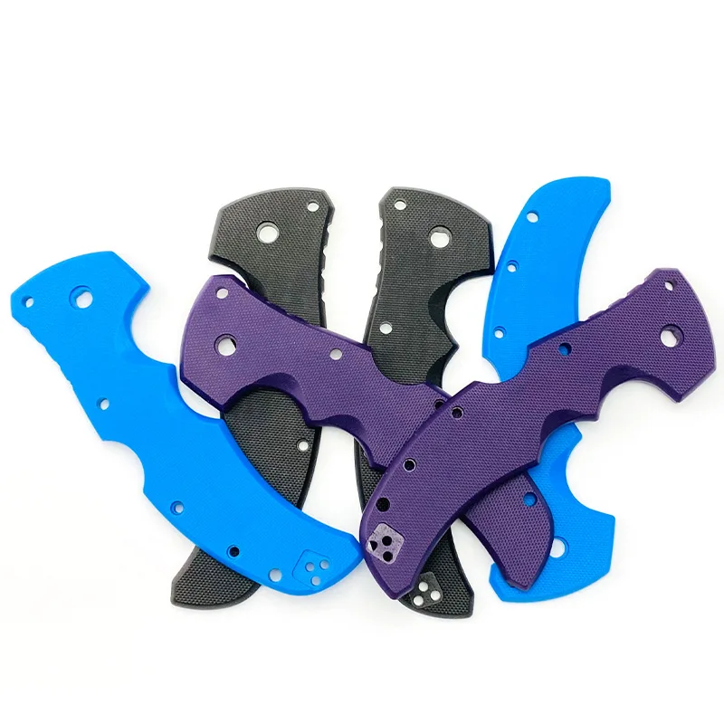 A Pair Custom G10 Scales Handles Non-slip Shank For  Recon1 Knive Folding Tool Grip Parts