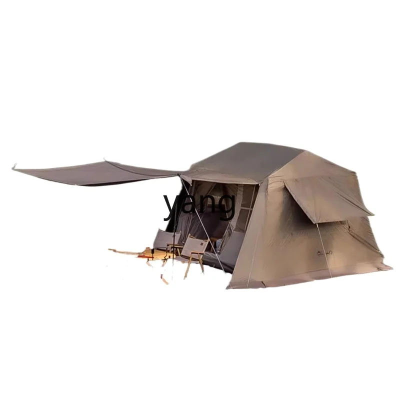 

ZJJ Quick Open Tent Outdoor Rainproof Camping Overnight Camping Vinyl Sunscreen