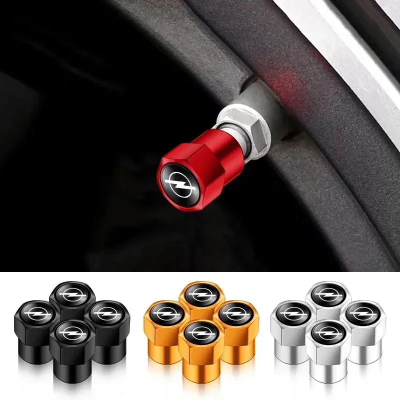 

4PCS Car Wheel Tire Valve Caps Tyre Rim Stem Covers For Opel Astra Insignia Corsa Zafira Meriva Mokka Vivaro Vectra Accessories