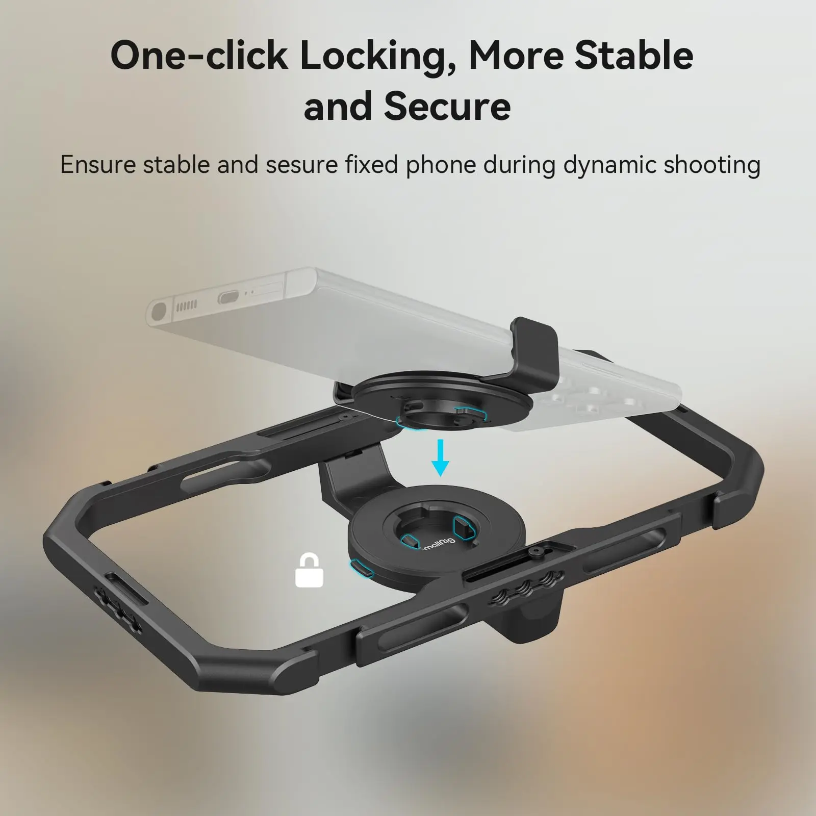 

Универсальная быстросъемная клетка SmallRig 4299 для мобильных телефонов iPhone 17/16 Pro/17 Pro Max для телефонов Android с холодным башмаком