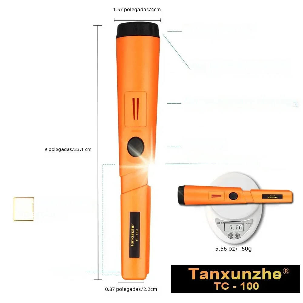 TC-110 Portable Metal Detector pointer Hand Held GP-pointer Metal Detector IP68 waterproof Positioning Rod Detector