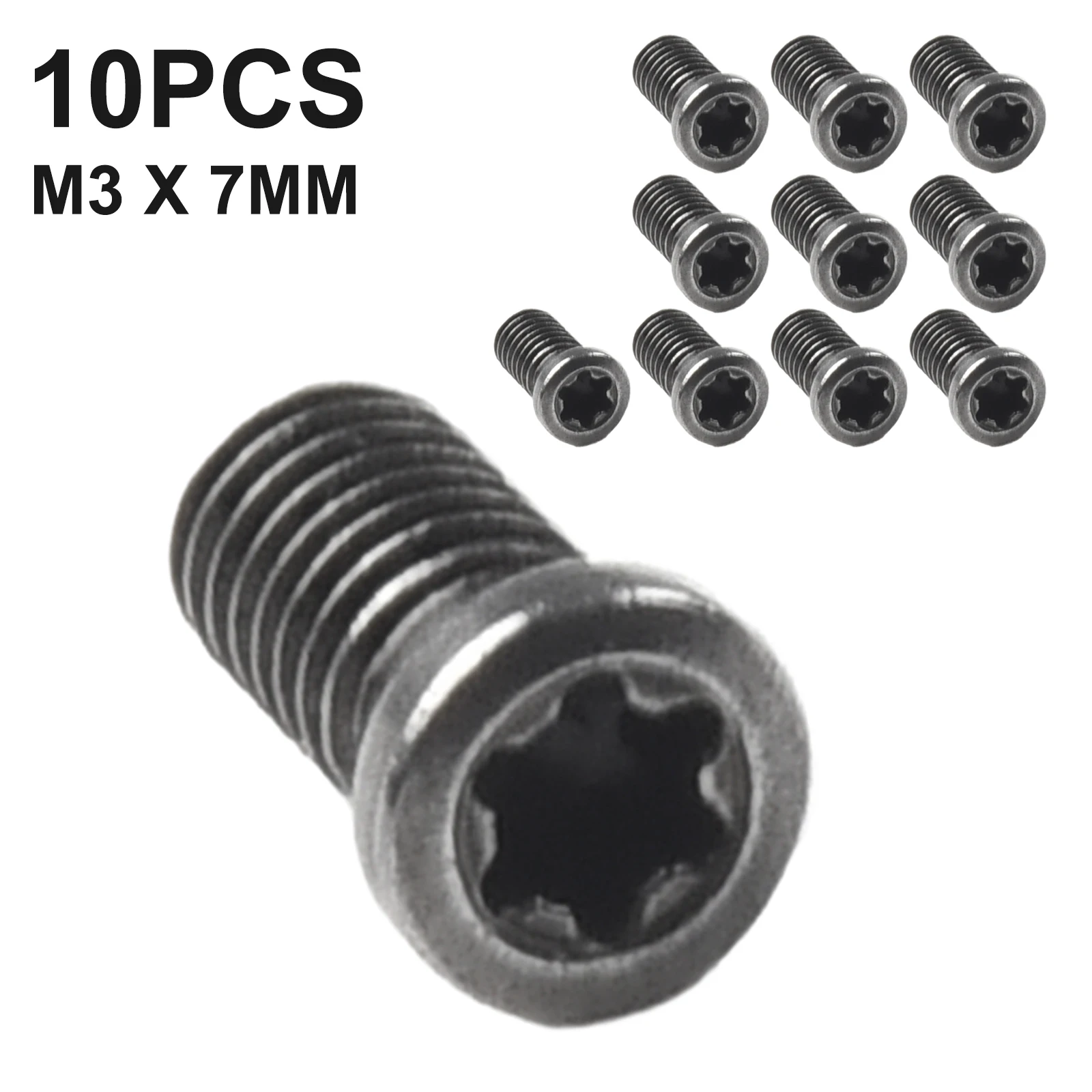 10xTorx Screws M2 M2.5 For M3.5 M5 Torx Screws For Replacement Of Carbide Blades CNC Lathe Tools Lathe Tools With Carbide Blades