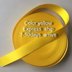 30 meters Roll Seat Belt Webbing Safety Strap yellow Color  4.8cm Wide