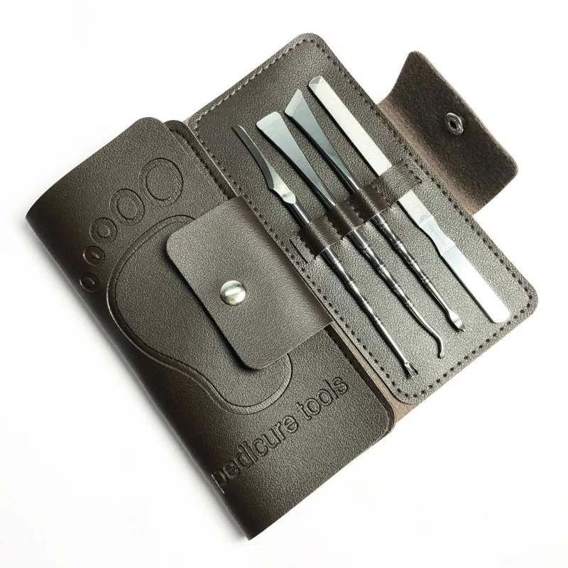 مجموعة باديكير عالية الجودة - مزيل مسامير القدم والجلد الميت للكعب، العناية بالقدم الناعمة، سبا منزلي أساسي #5