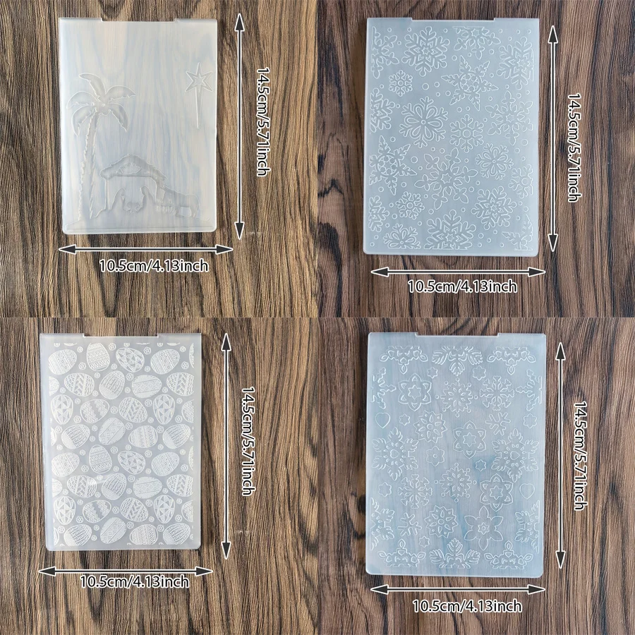 Gift2D/3D geprägte Ordner, Kunststoff-Prägeordner für die Kartenherstellung, Prägevorlage für Scrapbooking