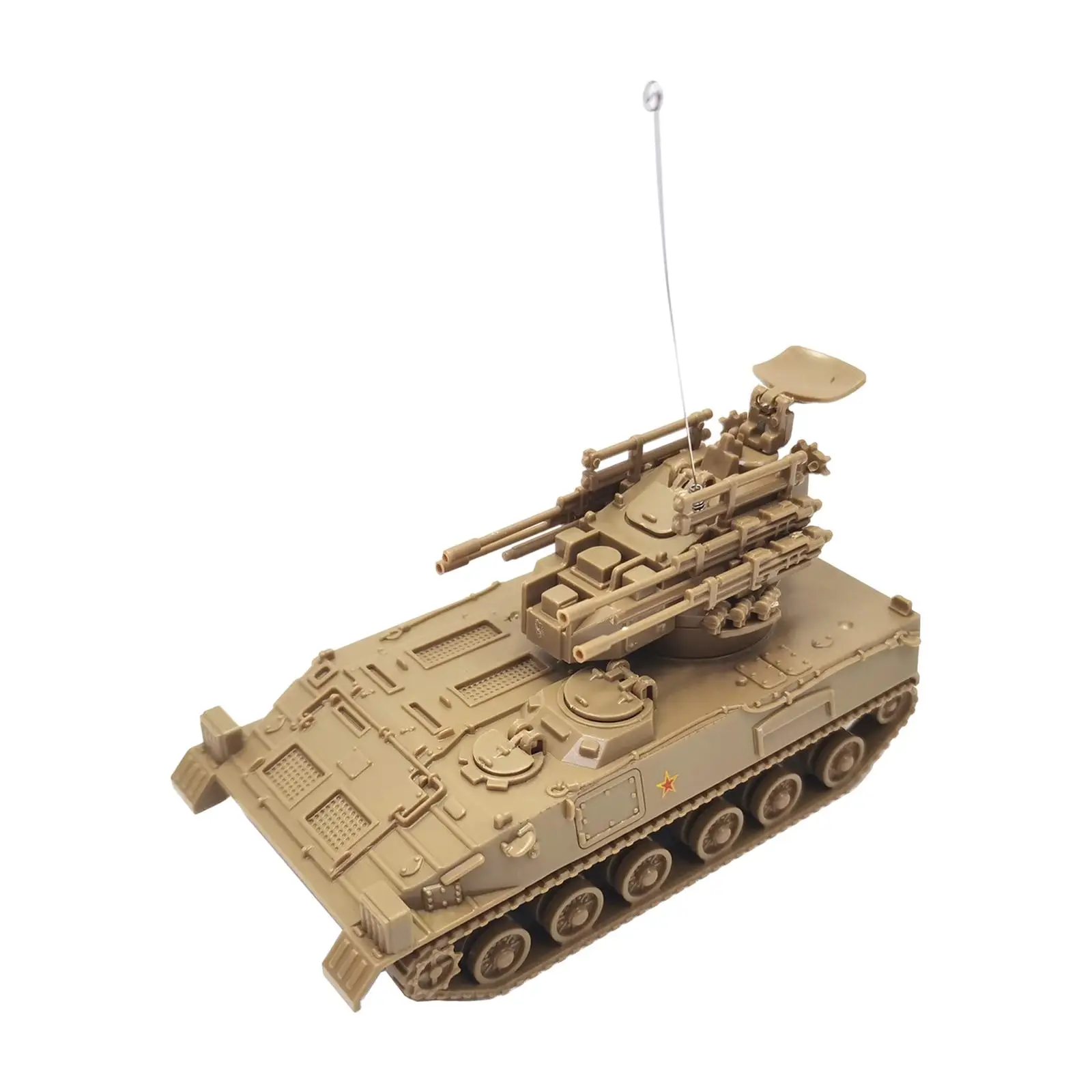 1:72 Scale Tank Model Kit for DIY Assembly, Miniature Crawler for Collectors