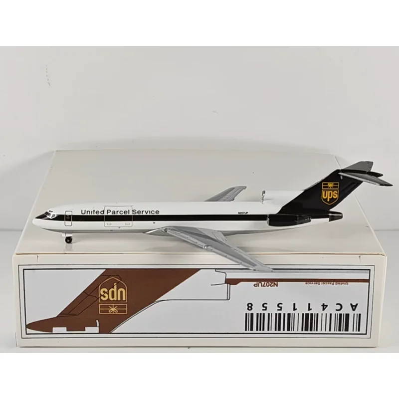 AeroClassics 1/400 Scale United Parcel Service (UPS) B727-200 N207UP Die-cast Alloy Aircraft Model Collectible Decorative