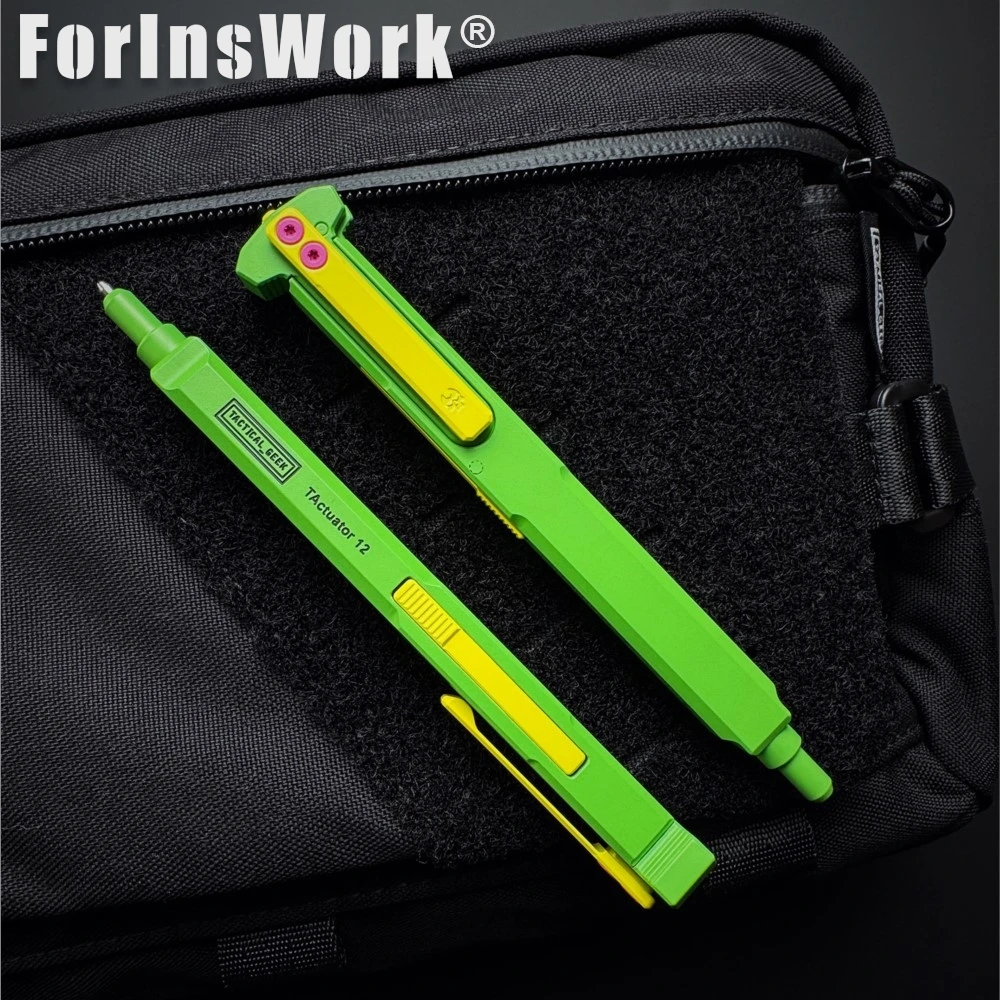 

Tacticalgeek Actuator 12 ST.Patrick Pen EDC Тактическая ручка Ограниченная серия Офисный стол Гаджеты Новинка Игрушки Игрушки для снятия стресса