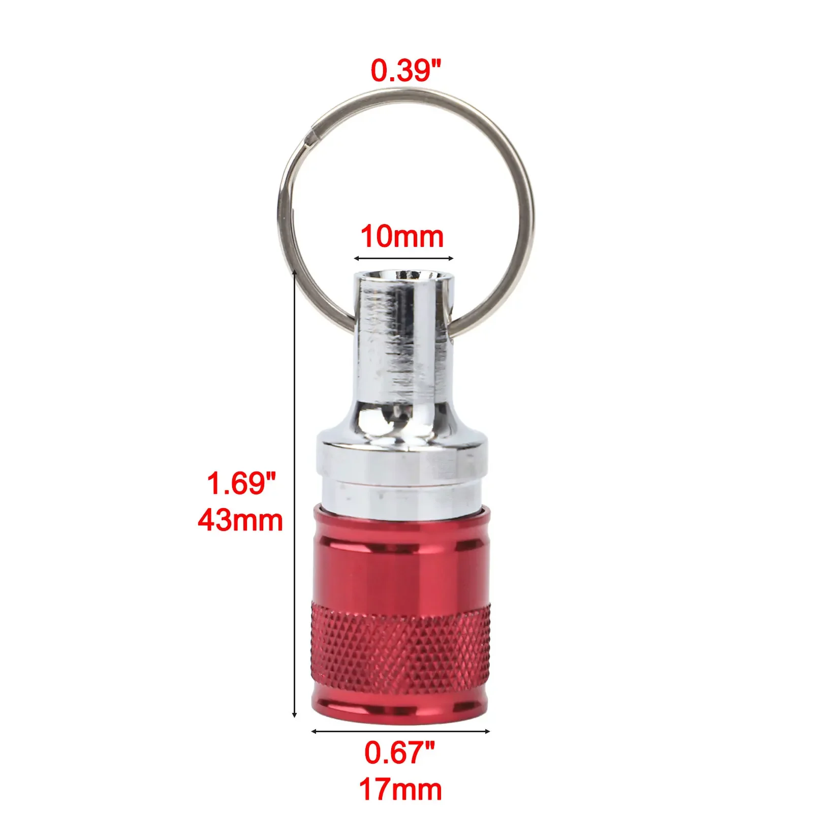 Electric Driver Bit Holder Keychain Bit Holder As Picture Drill Storage Compact Design Electric Driver Accessories