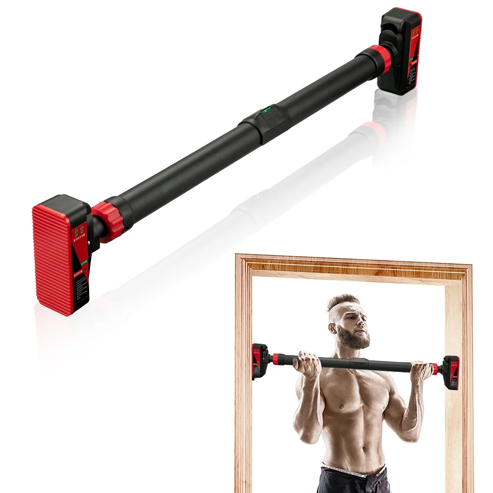 

Pull Up Bar for Doorway, Strength Training Pull-up Bars, Chin Up Bar, No Screws, With Level Meter and Adjustable Width for Home